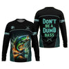 Joycorners Don't Be A Dumb Bass SPF Shirt For Men, Funny Fishing Shirt, Fishing Shirts For Men, Bass Fishing
