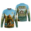 Joycorners Bigfoot Legendary Adventures Await Bass Fishing Shirt, Funny Fishing Shirt, Presents For Fishermen