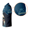 Joycorners Mine's So Big I Have To Use Two Hands Funny Fishing Shirt, SPF Shirt For Men, Gift For Fisherman
