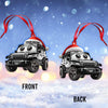 Joycorners Custom Name Jeep Ornament, Jeep Lover Christmas Gift 2D Flat LM2111