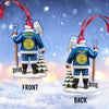 Joycorners Custom Name FFA Ornament, Santa Farmer Christmas Ornament50 2D Flat LM2111