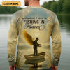 Joycorners Fishing In Heaven Fishing UPF Shirts, Fishing Memorial Presents For Fishermen, Fishing Shirts For Men