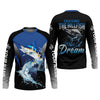 Joycorners Marlin Fishing, Chasing The Billfish Dream SPF Shirts, Fishing Shirts For Men, Fisherman Gift