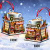 Joycorners Custom Name Coffee Shop Ornament, Coffee Love Christmas Gift56 2D Flat LM2111