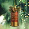 Joycorners Funny Shotgun Shell Christmas Ornament – Rustic Hunting Tree Decoration Gift for Hunters MT1111