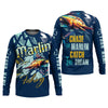 Joycorners Marlin Fishing, Chase The Marlin - Catch The Dream SPF Shirts, Fishing Shirts For Men, Fisherman Gift