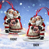 Joycorners Custom Name and Photo Christmas Couple Ornament, Couple Christmas Gift 2D Flat LM2111