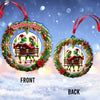 Joycorners Custom Name Couple Ornament, Together Since, Lover Christmas Gift 2D Flat LM2111