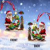 Joycorners Custom Name Dentist Ornament, Christmas Gift for Dentist 2D Flat LM2211
