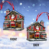 Joycorners Custom Name Fire Fighter Ornament, Fire Fighter Christmas Gift1 2D Flat LM2111
