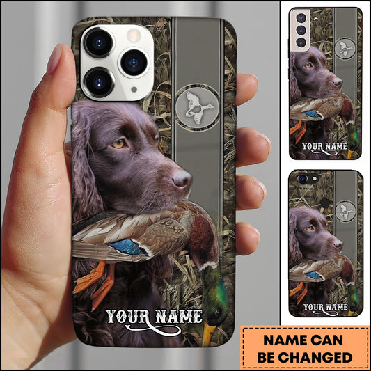Joycorners Duck Hunting Dog Retriever Personalized Name Phone Case
