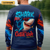 Joycorners Shark Fishing Shirt, Shark Area Surf's Up The Catch Wave, SPF Shirt For Men, Gift For Fisherman