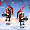 Joycorners Custom Name Photographer Ornament, Photographer Christmas Gift 2D Flat LM2111