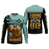 Joycorners Fishing Solves Most Of My Problems Beer Solves The Rest SPF Shirt, Funny Fishing Shirt, Fishing Shirts For Men