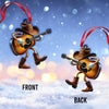 Joycorners Custom Name Guitarist  Ornament, Guitarist Christmas Gift 2D Flat LM2211