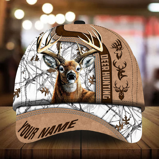 Joycorners Ashley Whitely Deer Hunting Personalized Hats 3D Multicolored Camo