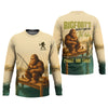 Joycorners Bigfoot's Quiet Day At The Lake Fishing UPF Shirts, Funny Fishing Shirt, Presents For Fishermen