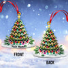 Joycorners Custom Name Nail Christmas Tree Ornament, Nail Artist Christmas Gift 2D Flat LM2111