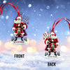Joycorners Custom Name Scotland Ornament, Christmas Gift for Scotland Lovers 2D Flat LM2111
