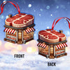 Joycorners Custom Name Butcher Ornament, Christmas Gift 2D Flat LM2211