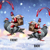 Joycorners Custom Name Postman Ornament, Postman Christmas Gift 2D Flat LM2111
