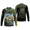 Joycorners CPR Fishing, SPF Long Sleeve Shirts, Men Button Down Shirt, Best Fishing Gifts, Musky Fishing