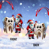 Joycorners Custom Name Dentist Ornament, Christmas Gift for Dentist 2D Flat LM2111