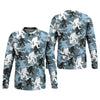 Joycorners Bigfoot Blue Camo Fishing SPF Shirts, Bassquatch Fishing Shirts, Fishing Shirts For Men, Funny Fisherman Gift