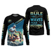 Joycorners Fishing Shirts, Rule The Waves Fear Nothing, SPF Long Sleeve Shirts, Fishing Shirts For Men
