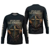 Joycorners Jesus Said Go Fishing SPF Long Sleeve Shirts, Jesus Fishing Shirt, Fishing Shirts For Men, Fisherman Gift