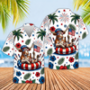 Joycorners Cowboy Cows America 250 Patriotic Beach 3D Hawaiian Shirt (10 Breeds)