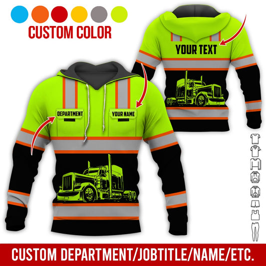 Joycorners Truck Custom Name And Color Truck Driver Shirt