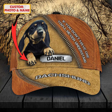 Joycorners Dachshund Love Understand Customized Name And Dog Cap