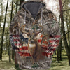 Joycorners USA Flag Deer Hunting All Over Printed 3D Shirts