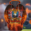 Maxcorners 3D All Over Print American Firefighter, Forest Fire Extinguishing Shirt, Idea Gift for Firefighter LM1911