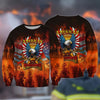 Maxcorners 3D All Over Print American Firefighter, Forest Fire Extinguishing Shirt, Idea Gift for Firefighter LM1911