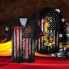 Maxcorners Firefighter First In Last Out Us 3D TShirt, Firefighter in My Heart With Red Axe Shirt LM1911
