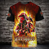 Maxcorners Firefighter First In Last Out Fire Pattern TShirt, Hero Firefighter, Gift for Firefighter Shirt LM1911