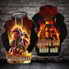 Maxcorners Firefighter First In Last Out Fire Pattern TShirt, Hero Firefighter, Gift for Firefighter Shirt LM1911