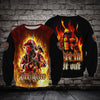 Maxcorners Firefighter First In Last Out Fire Pattern TShirt, Hero Firefighter, Gift for Firefighter Shirt LM1911