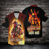 Maxcorners Firefighter First In Last Out Fire Pattern TShirt, Hero Firefighter, Gift for Firefighter Shirt LM1911
