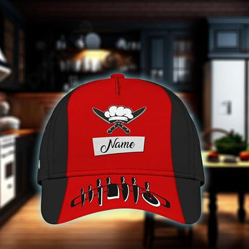 Joycorners Chef 80 Customized Name Cap