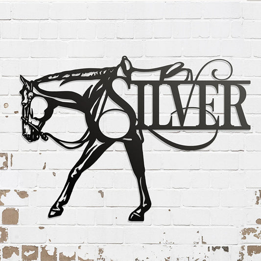 Personalized Name Horse Metal Sign