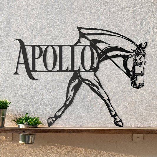 Personalized Name Horse Metal Sign