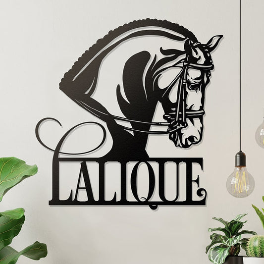 Personalized Name Horse Metal Sign