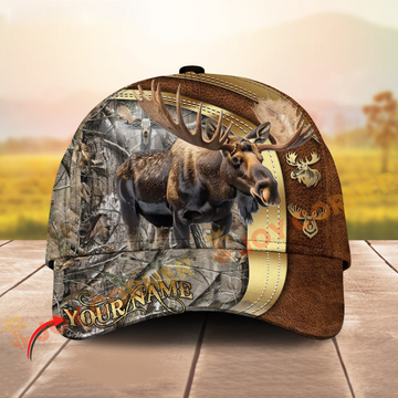 Joycorners Premium Hunting Grass Brown Camouflage 3D Full Print Hat Best Gift For Hunter (Multioption)