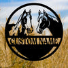 Personalized Name Horse Metal Sign