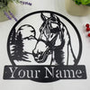 Personalized Name Horse Metal Sign