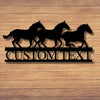 Personalized Name Horse Metal Sign