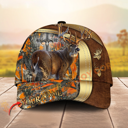 Joycorners Premium Hunting Orange Camouflage 3D Full Print Hat Best Gift For Hunter (Multioption)